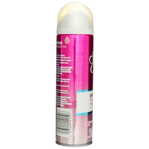 Gillette Satin Care Dry Skin Shave Gel for Women - 7 Oz Pack of 4