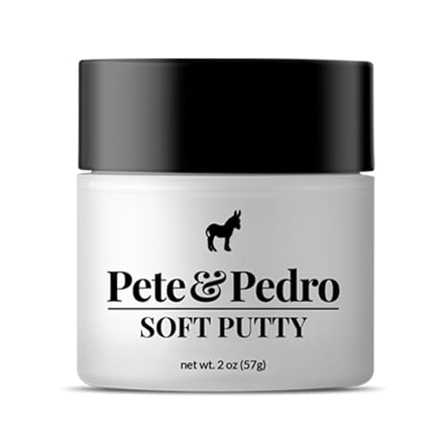 Pete & Pedro Soft Hair Putty 2 oz + Brush & Comb Set