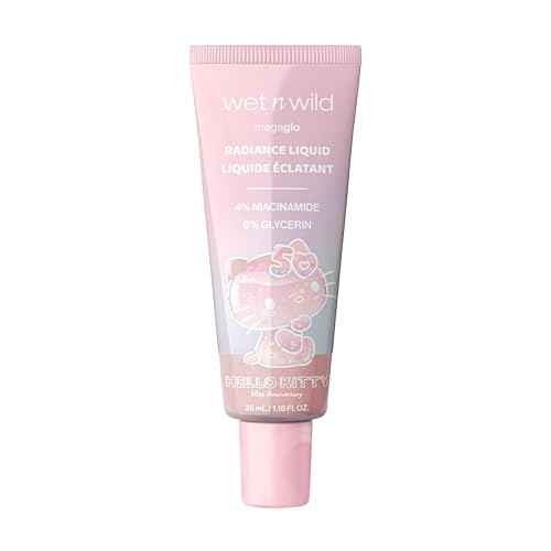 wet n wild Hello Kitty Radiance Liquid, Nourishing Niacinamide & Glycerin Infused Formula, Natural Multi-Functional Glow, Cruelty-Free & Vegan