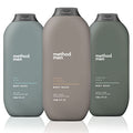 Method Men, 3-pack Body Wash 18 Oz Each (Sea + Surf, Cedar + Cypress, Juniper + Sage)