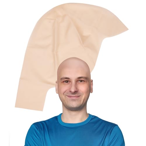 Kangaroo Latex Bald Cap for Adults – Realistic Beige