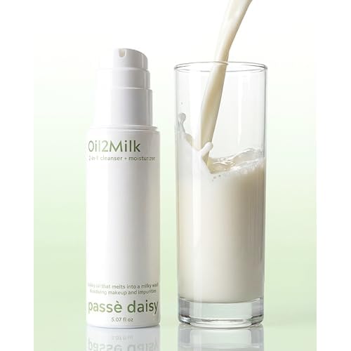 Oil2Milk Cleanser, Rich Cleansing Milk, Lumiere Velvet Makeup Remover, Renewing Gentle Face Cleanser, Calming Wash, 100% Natural Ingredients, For All Skin Types