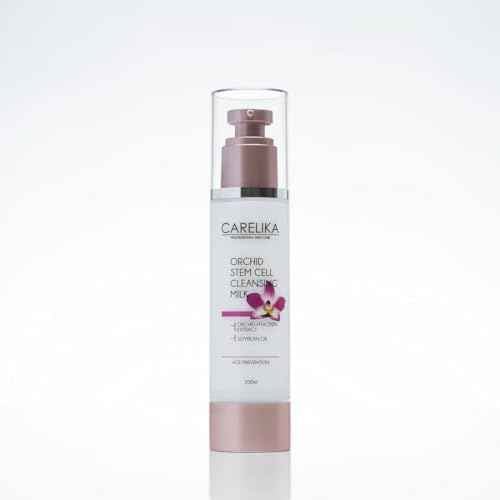 Orchid Stem Cell Cleansing Milk ? Gentle Hydrating Makeup Remover & Cleanser with Orchid Extract & Stem Cells ? Nourishes & Soothes Skin ? 100ml