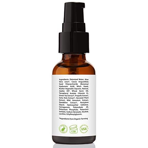 Retinol Serum 2.5% with Hyaluronic Acid & Vitamin E, 1 fl. oz. (Pack of 2)