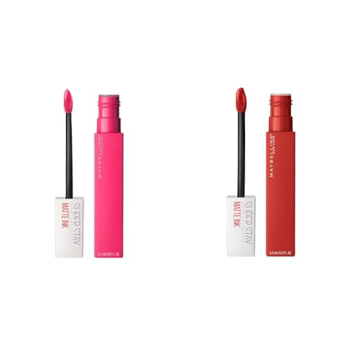 COVERGIRL Outlast Lipstain Bundle - Tangelo 25 & Canyon 35 Shades, Vegan Formula
