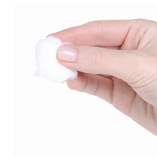 Vakly 100% Cotton Balls 1 Inch Medium - 2000 Pack for Skincare & First Aid