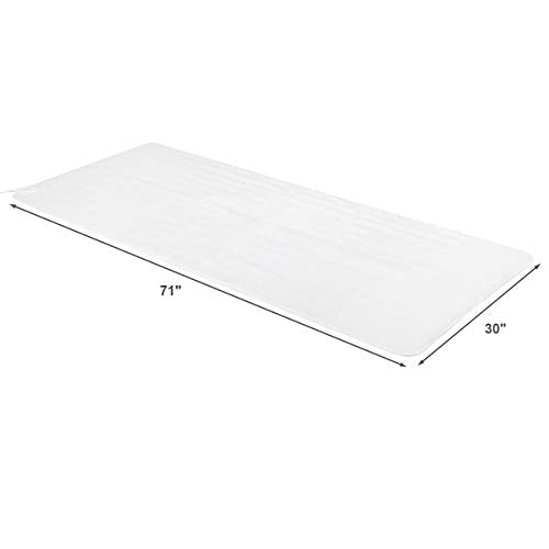 Giantex Heated Massage Table Warmer Pad - 5 Heat Settings, 71 x 30 Inches