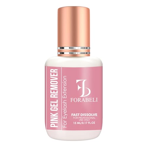 Forabeli Pink Gel Lash Remover | 60s Fast Acting | 15ml