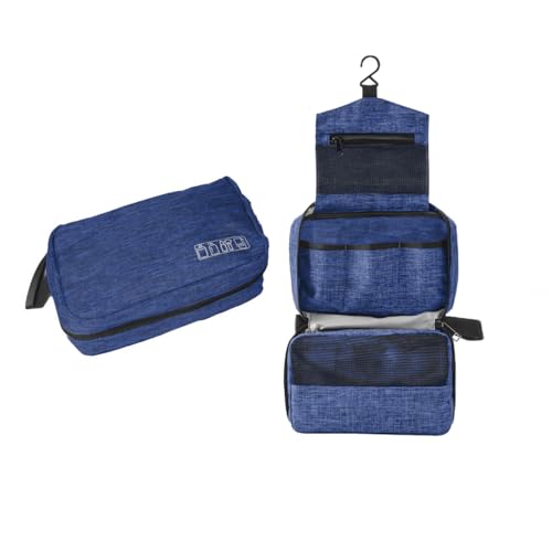 Hanging Toiletry Bag for Travel - Compact Waterproof Organizer