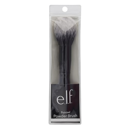 e.l.f. Pointed Powder Brush - Vegan Makeup Tool for Contouring & Highlighting