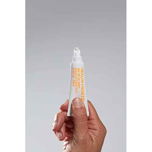 MALIN+GOETZ SPF 30 Lip Balm | Mineral Broad Spectrum Sun Protection with Titanium Dioxide | Moisturizing, Nourishing + Refreshing Spearmint | Reef-Safe, Vegan + Cruelty-Free Lip Care (0.3 Fl Oz.)