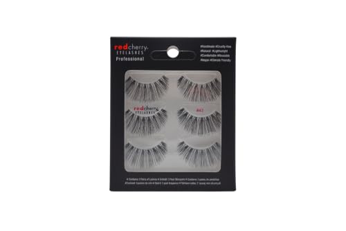 Red Cherry #43 False Eyelashes - Natural Glamour (Pack of 3)