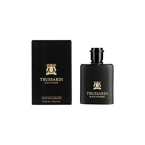 Trussardi | Black Extreme | Eau de Toilette | Spray for Men | Leather Scent | 1.7 oz