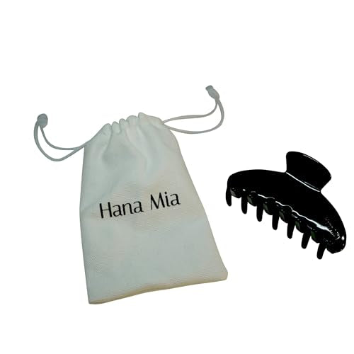 Luxury 4 Inch Black Claw Clip for Women - Secure Hold & Chic Style