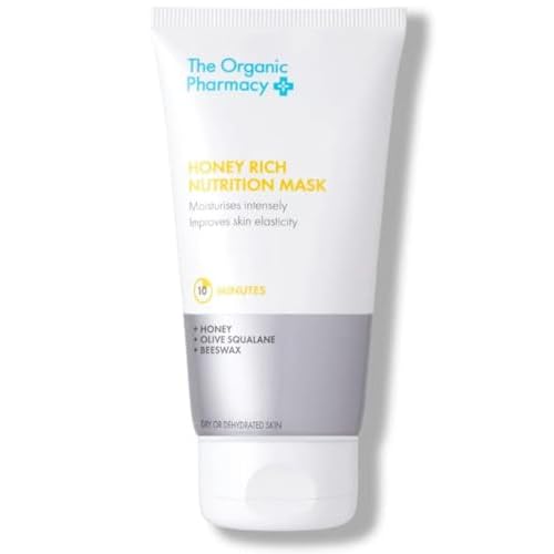 The Organic Pharmacy Honey Rich Nutrition Mask - Improved Honey & Jasmin Mask - for Dehydrated Skin, 60ml