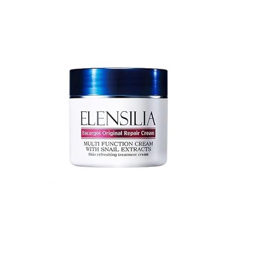 Korean Cosmetics Elensilia Escargot Original Repair Cream with Snail Extracts 50g+Escargot seaweed soap