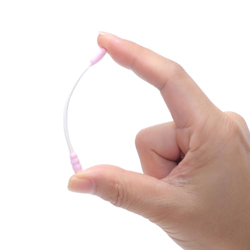 HOMEFOX Organic Cotton Swabs - 200 Count Spiral Pointed Tips
