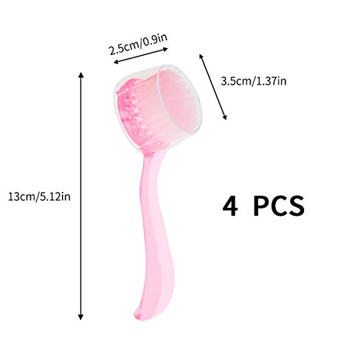 Facial Cleansing Brush Set - 4 Pack Exfoliating Face Scrubber
