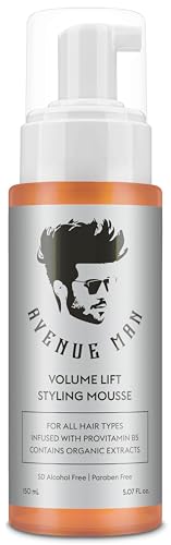 Avenue Man Volume Lift Mousse - 5.07 oz Hair Foam