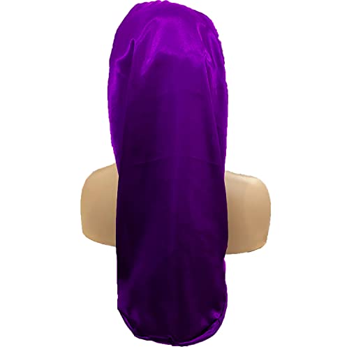 4 Pcs Satin Bonnet Set for Women - Soft Silky Sleep Caps