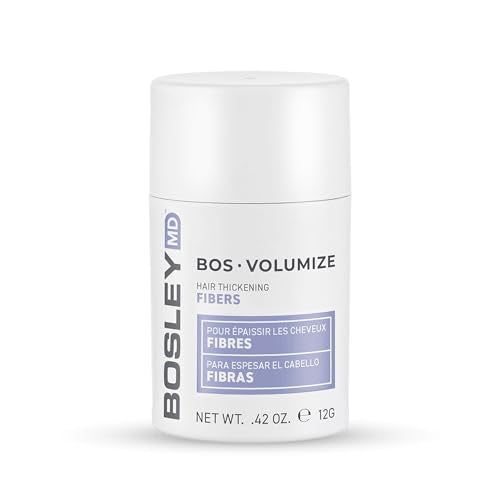 BosleyMD BOSVolumize Hair Thickening Fibers – Dark Brown