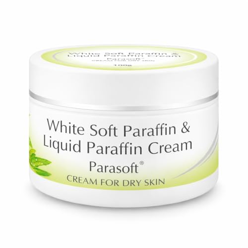 Parasoft Moisturizing Cream with White Soft Paraffin & Liquid Paraffin (100 g / 3.52 oz) Nourishing Daily Hydration Cream for Dry Skin