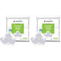 Dealmed 1000 ct. Cotton Balls for Face, Makeup, Medical Uses, & DIY Crafts | Non-Sterile Bulk Pack | Resealable Zip-Locked Bag | 100% Pure Cotton, Soft, Absorbent, Gentle (Pack of 2)