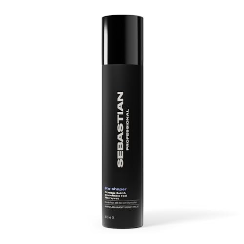 Sebastian Professional Re-Shaper Hairspray | Humidity Resistant-Strong Hold | Brushable, Firm Styling Control | For Medium to Heavy Textures | For All Hair Types
