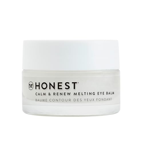 Honest Beauty Calm + Renew Anti-Aging Melting Eye Balm for Sensitive + Dry Skin | Shea Butter, Argan Oil, + Aloe | EWG Verified, Vegan + Cruelty Free | .5 fl oz