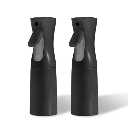 Continuous Spray Bottle for Hair - Ultra Fine Mist 200ml - 2 Pack