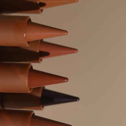 2-in-1 Gradient Lip Liner and Lipstick Lip Combo Set - Achieve Flawless Contour and Gradual Ombre Effect with Easy-to-Use Crayon Form and Cone Tip (06# Coffee Bean, 1 Count (Pack of 1))