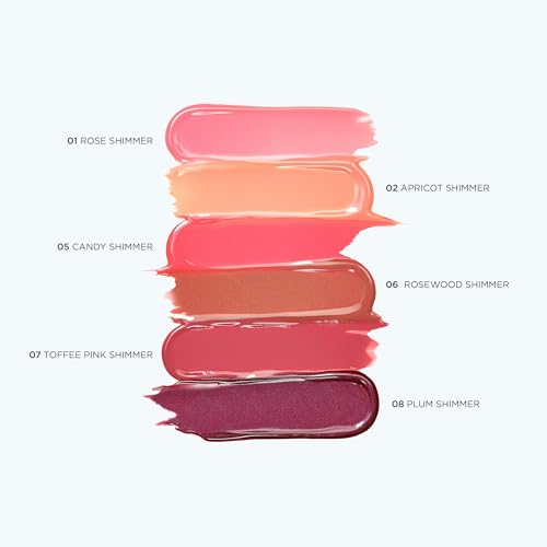 Clarins Lip Perfector | Peptide Plumping and Hydrating Lip Gloss | Instant Shine With Sheer, Shimmer Finish |Non-Sticky Texture with Vanilla Scent | 0.35 Ounces