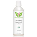 Organic Body Lotion - USDA Certified Organic Nourishing Hand & Body Lotion - Unscented - 8 fl oz