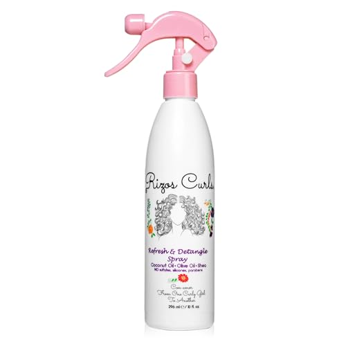 Rizos Curls Refresh & Detangle Spray - Coconut Oil Leave-In Conditioner