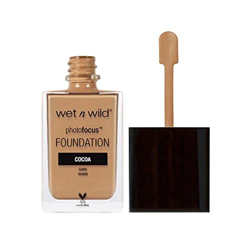 wet n wild Photo Focus Matte Liquid Foundation, Cocoa, Vegan & Cruelty-Free