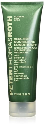 Peter Thomas Roth Mega-Rich Nourishing Conditioner, Biotin B-7 Complex Conditioner for Softer, Smoother, Healthier-Looking Hair, 8.5 Fl Oz (Pack of 1)