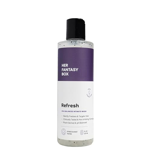 Her Fantasy Box Refresh pH Balancing Shower Gel - 8 oz Natural Feminine Hygiene