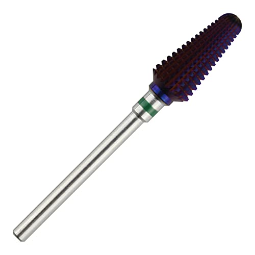 C & I TAPERED TORNADO & TEXAS TORNADO Nail Drill Bit for Nail Drill Machine, Purple Coated (Tapered Tornado, XC)