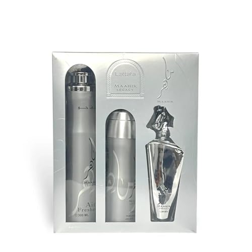 Lattafa Maahir Legacy Men's 3-Piece Gift Set