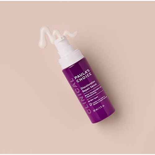 Paula's Choice CLINICAL Discoloration Repair Face Serum with Tranexamic Acid, Facial Serum for Stubborn Dark Spots, Post-Acne Marks & Sun Damage, Fragrance-Free, 1 Fl Oz