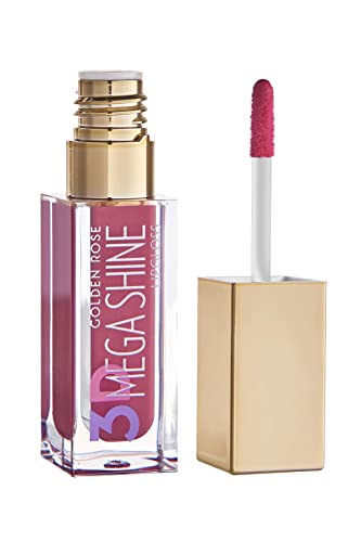 Golden Rose 3D Hydrating Lip Gloss - Radiant Ruby Shine