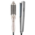 TYMO Thermal Brush + TYMO Flat Iron Hair Straightener Set
