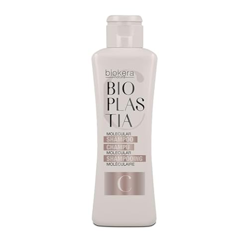 SALERM - Molecular Shampoo - Biokera Bioplastia - 300 ml - Sulfate and Paraben-Free Shampoo - Vegan Keratin - Revitalizes Hair Fiber and Balances pH After Straightening - Frizz-Free Hair