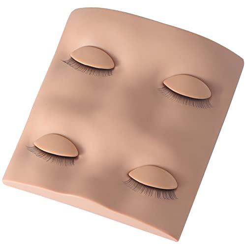 Lash Practice Mannequin Head with 2 Removable Eyelids