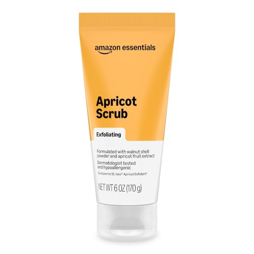 Exfoliating Apricot Face Scrub - 6 Ounce Facial Cleanser - Pack of 1