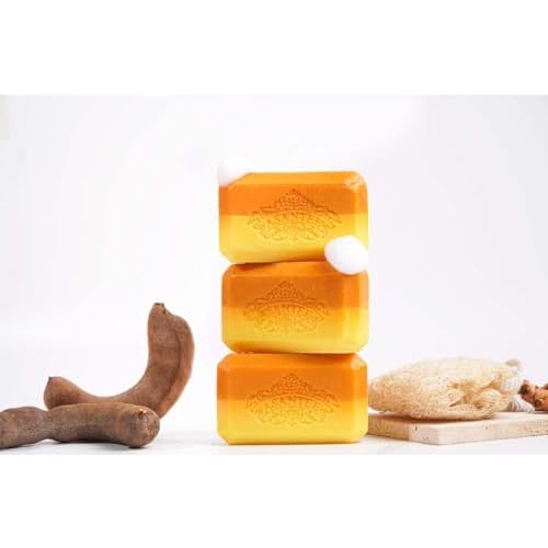 ASANTEE Tamarind and Turmeric with Honey Cleansing Soap (Pack of 1)