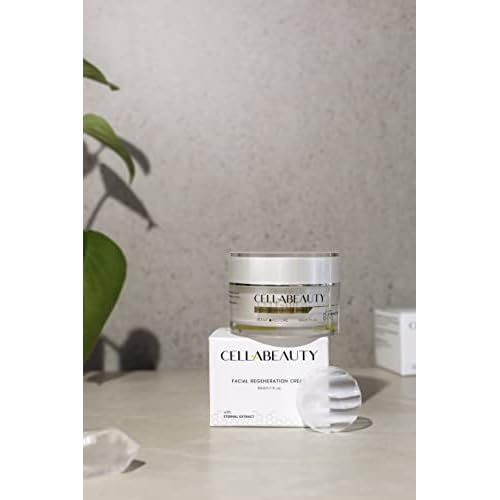 Cella Beauty Facial Regeneration Cream (30ml) Anti Aging and Skin Firming Cream For All Skin Types - Cruelty Free, Plant Based - (1.7oz)