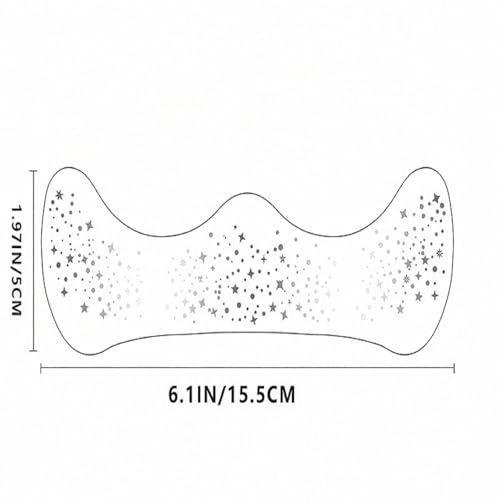 Silver Glitter Face & Body Stickers - Waterproof Festival Jewels