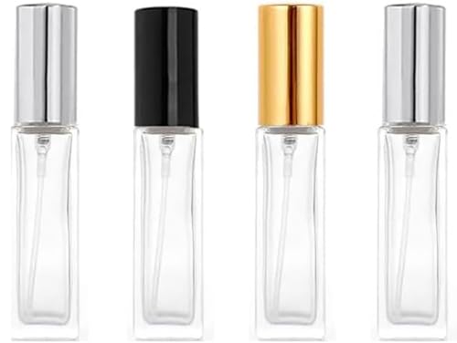 10ML Travel Refillable Glass Perfume Atomizer - 4 Pack