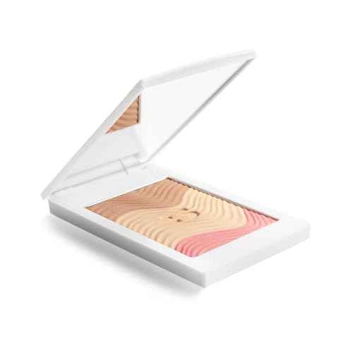 Sisley Paris Phyto-Touche Sun Glow Powder, Peach Gold - Lightweight, Creamy Powder for a Flawless, Natural, Long-Lasting Finish - All Skin Types - Non-Comedogenic - Includes Mini Kabuki Brush